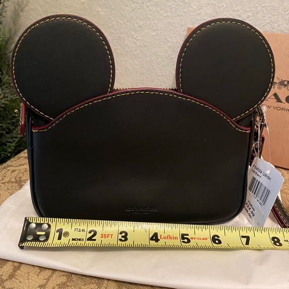 Coach X Disney Mickey Mouse Ears Wristlet - Picture 3 of 11